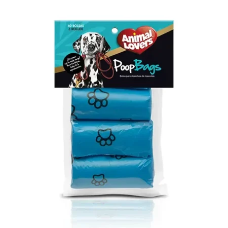 ANIMAL LOVER PET POOP BAG BOLSA X 3 ROLLOS 3 Und