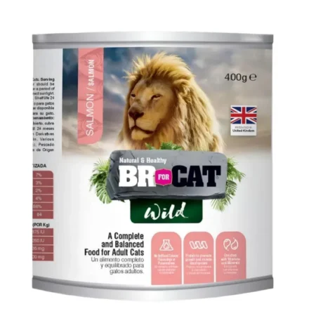 BR FOR CAT LATA WILD SALMON 400 Gr