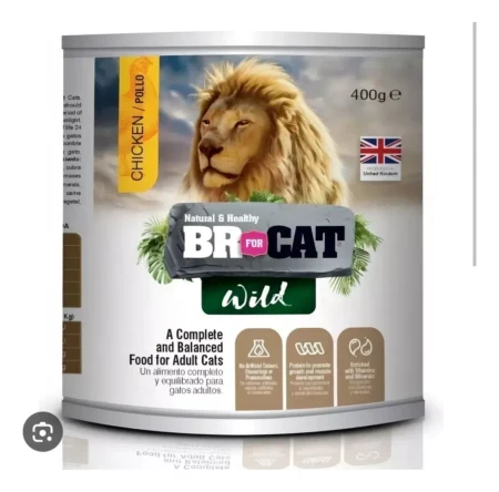 BR FOR CAT LATA WILD CHICKEN (POLLO) 400 Gr