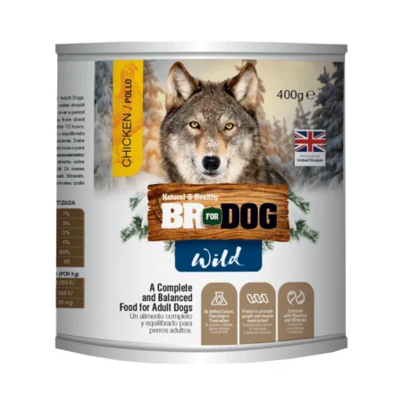 BR FOR DOG LATA WILD CHICKEN (POLLO) 400 Gr