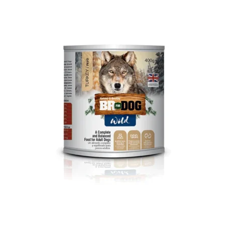 BR FOR DOG LATA WILD TURKEY (PAVO) 400 Gr