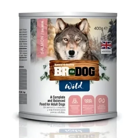 BR FOR DOG LATA WILD SALMON 400 Gr